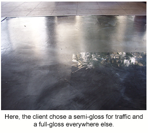 Epoxy School Epoxy Application Are Gloss Or Semi Gloss Floors