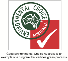 The GECA logo - a program that looks to certify environmentally friendly epoxies.